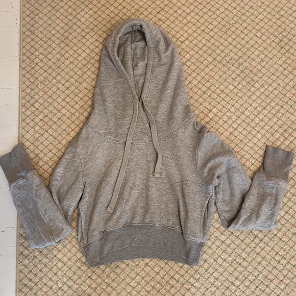 Spiritual Gangster Tops - Spiritual Gangster Gray Cropped Hoodie, XS, NWOT